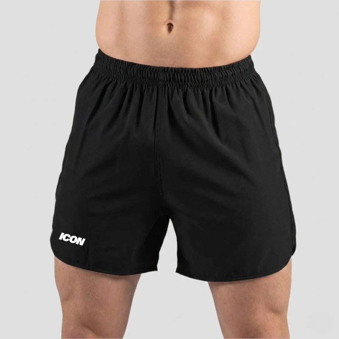 Short Corrida Masculino Dry Fit Icon - Preto