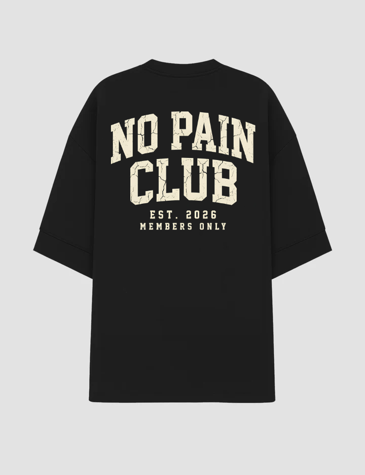 Camiseta Oversized no Pain Club 