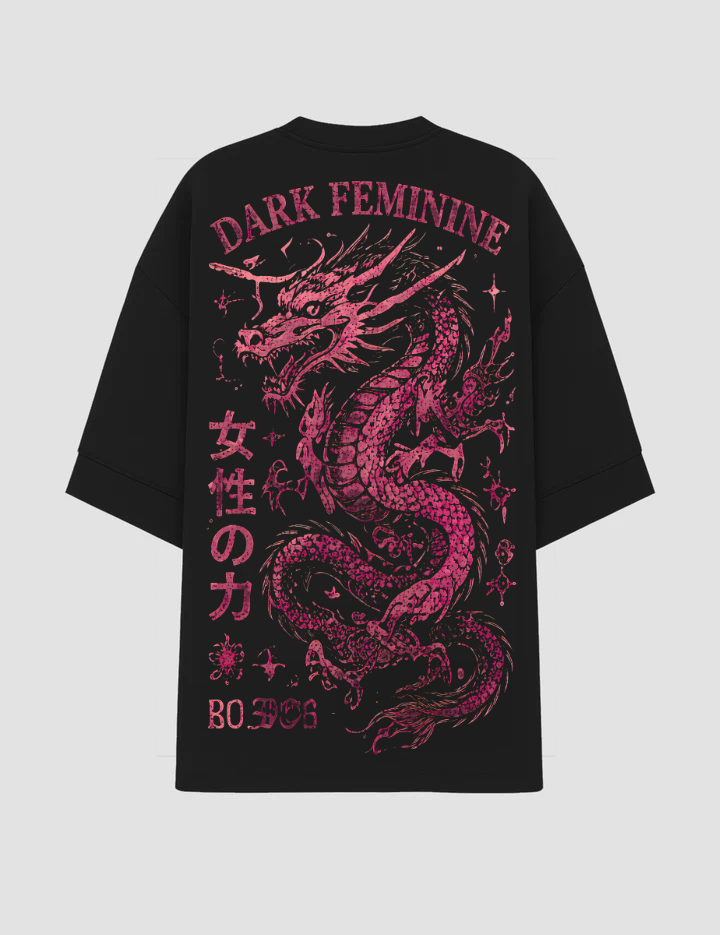 Camiseta Oversized Dark Feminine