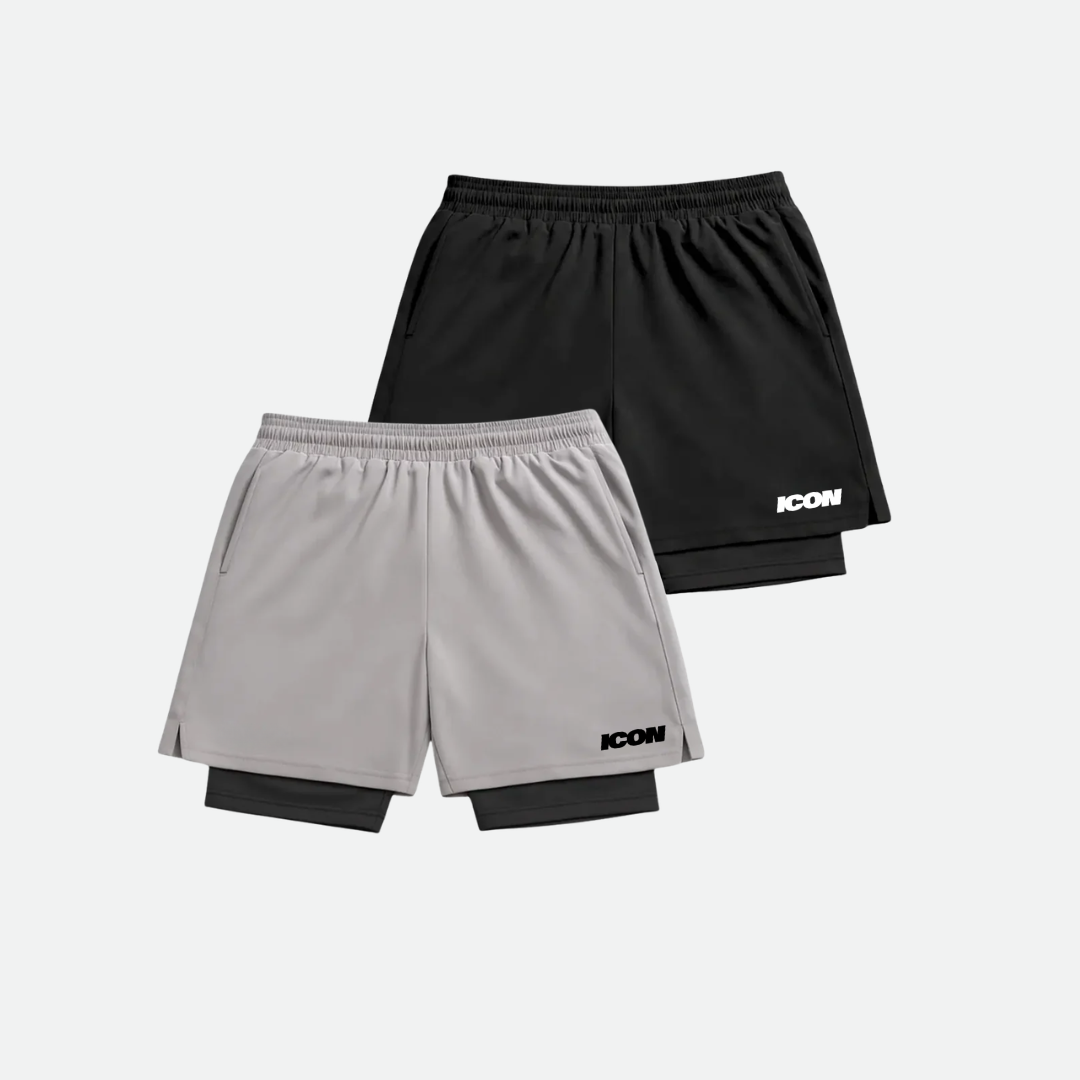 Kit 2 Bermudas Compressão Masculina