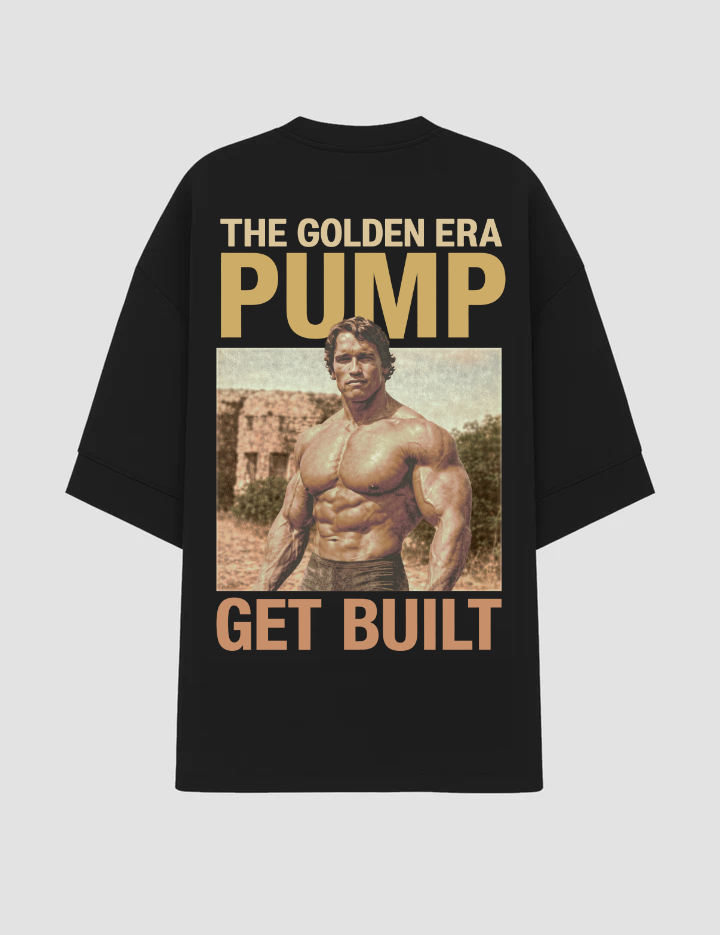 Camiseta Oversized Pump Preta