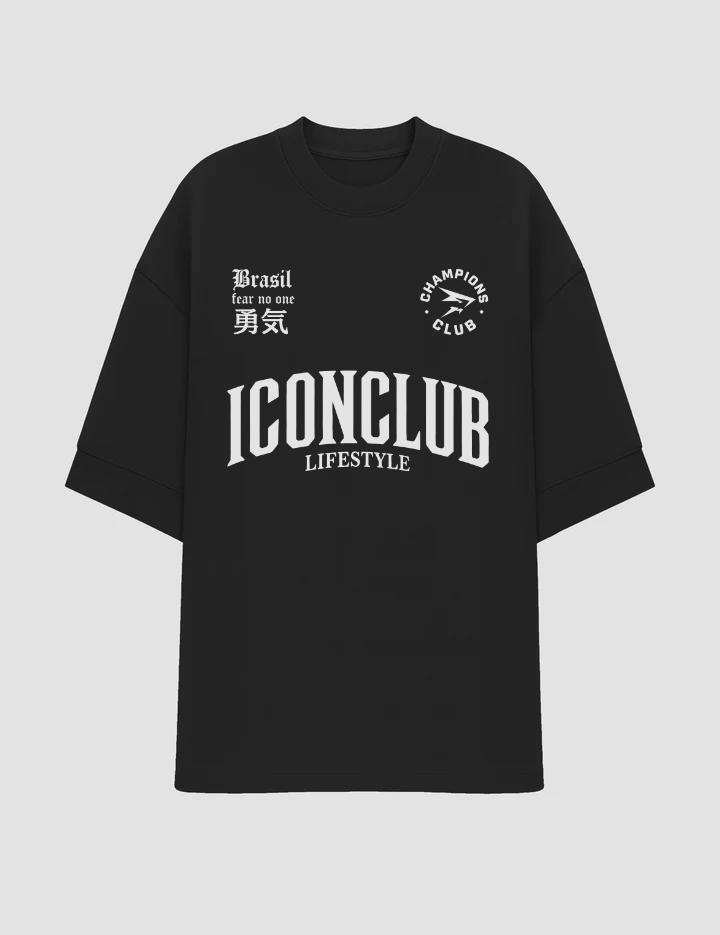 Camiseta Oversized Lifestyle Preta
