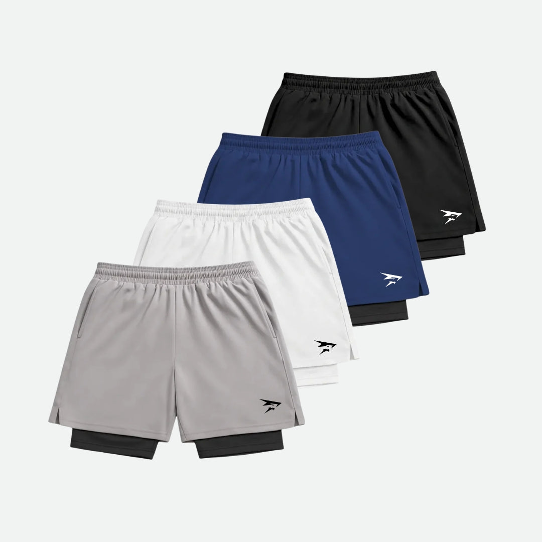 Kit 4 Bermudas Compressão Masculina
