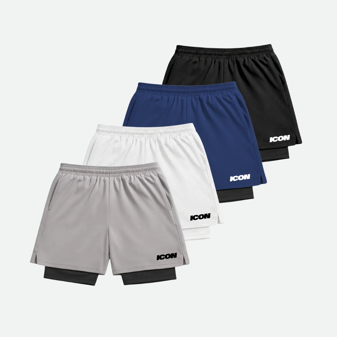 Kit 4 Bermudas Compressão Masculina