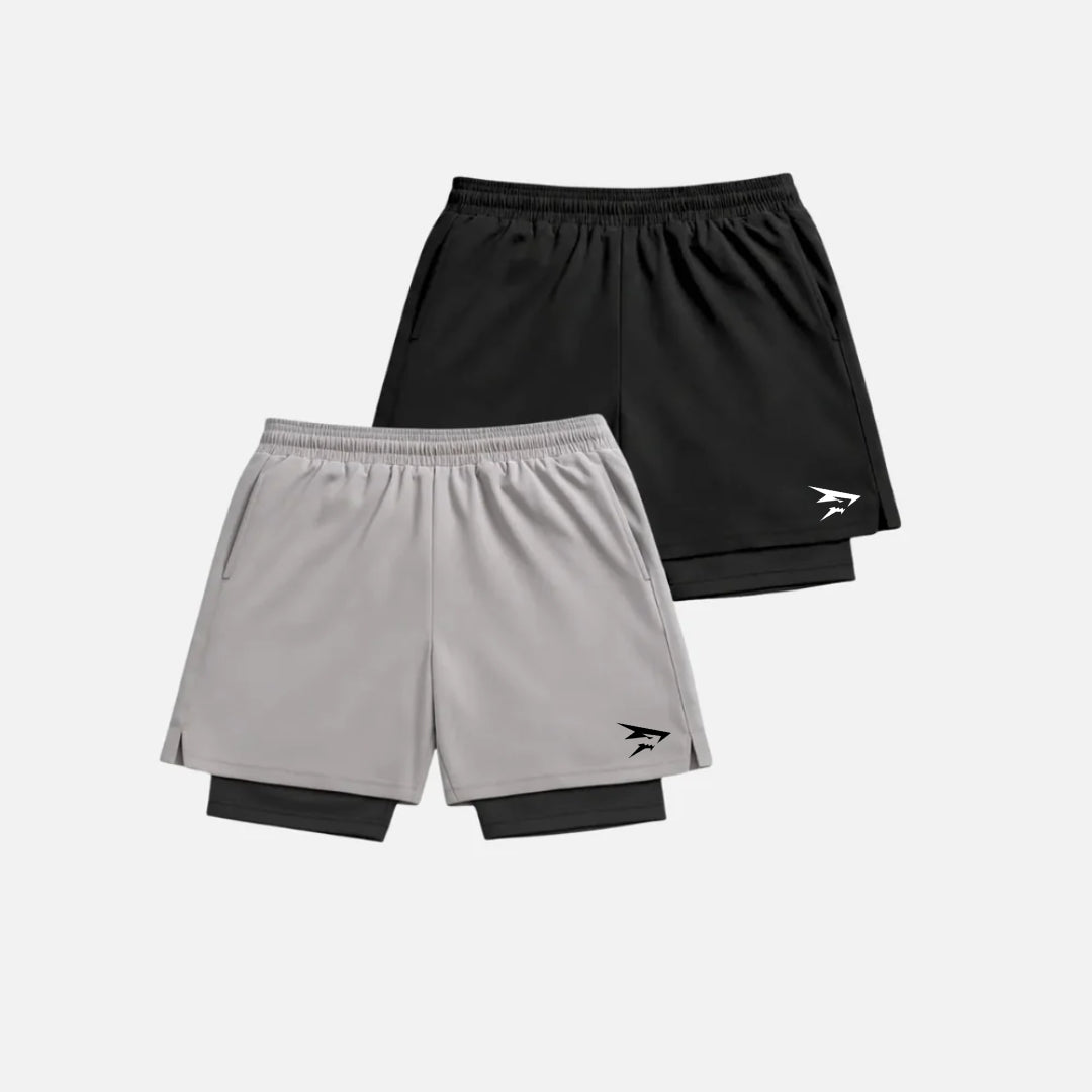 Kit 2 Bermudas Compressão Masculina